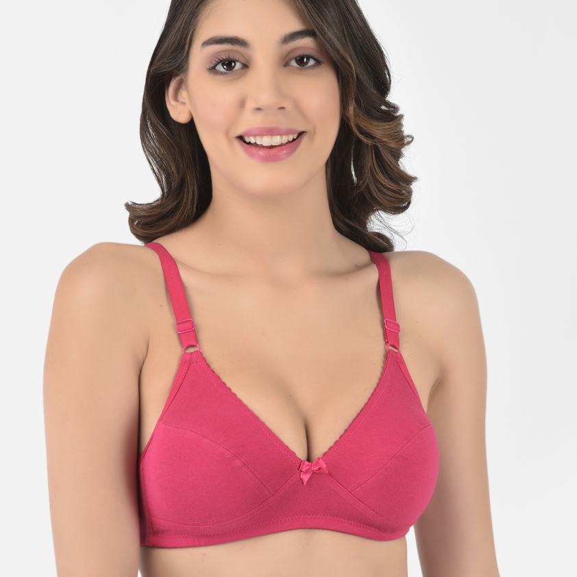 SOFTLINE BUTTERFLY 1051 PLUNGE NECKLINE B CUP WOMEN'S BRA ASSORTED COLOUR PACK OF 1