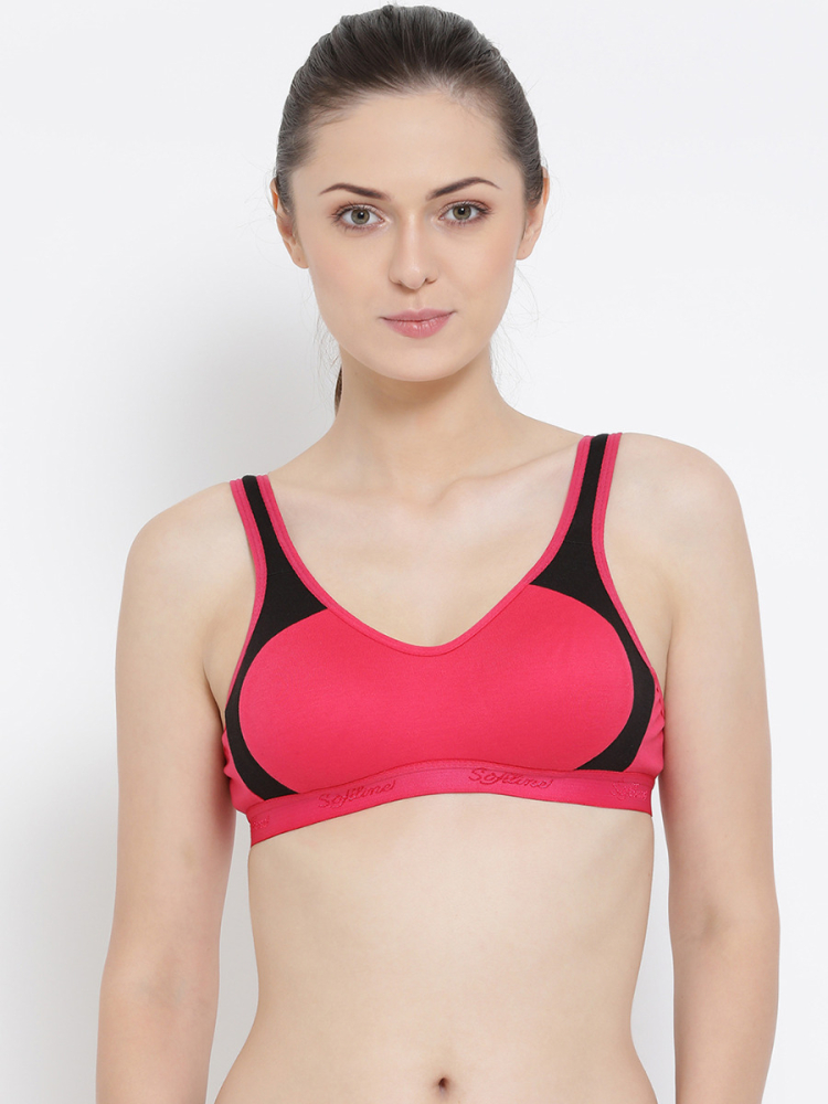 Streak Moulded Pad Sports Bra