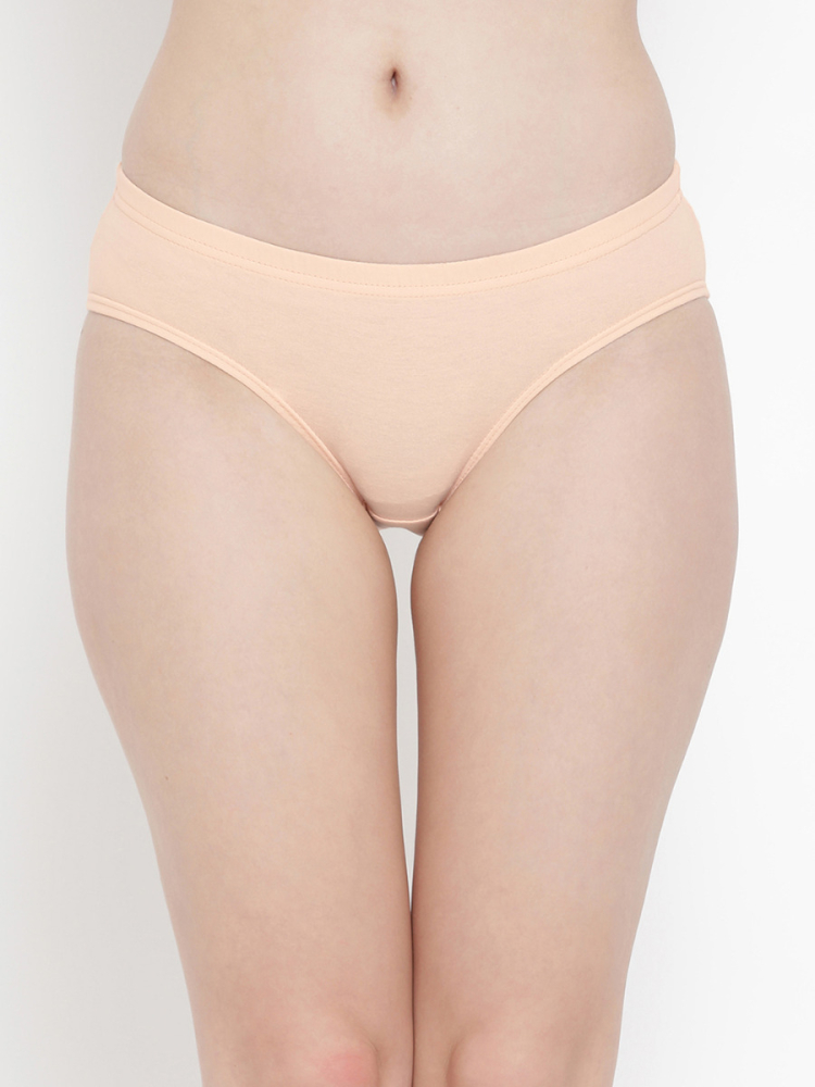 SOFTLINE 8300 PLAIN LIGHT INNER ELASTIC PANTY ASSORETD PRINT PACK OF 3