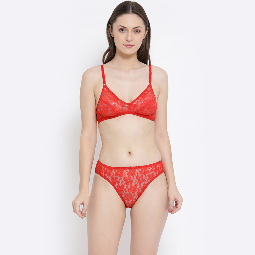 SOFTLINE CLEOPATRA FANCY FIT BRA WOMEN'S PANTY SET ASSORTED COLOUR PACK OF 1