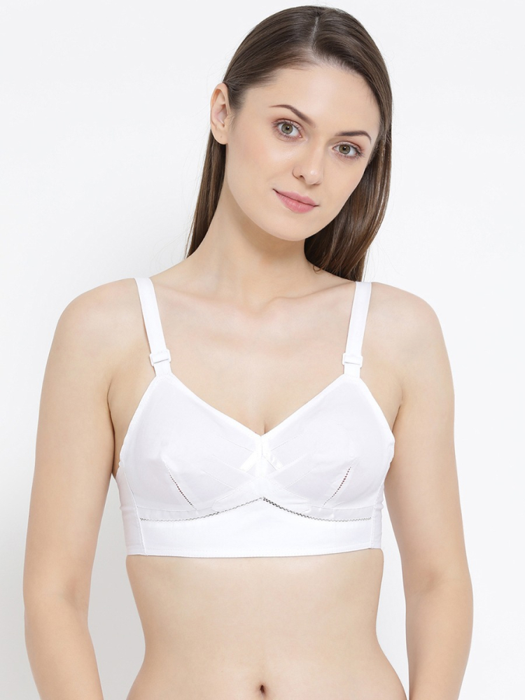 SOFTLINE APASRA REGULAR COTTON BRA WHITE PACK OF 1