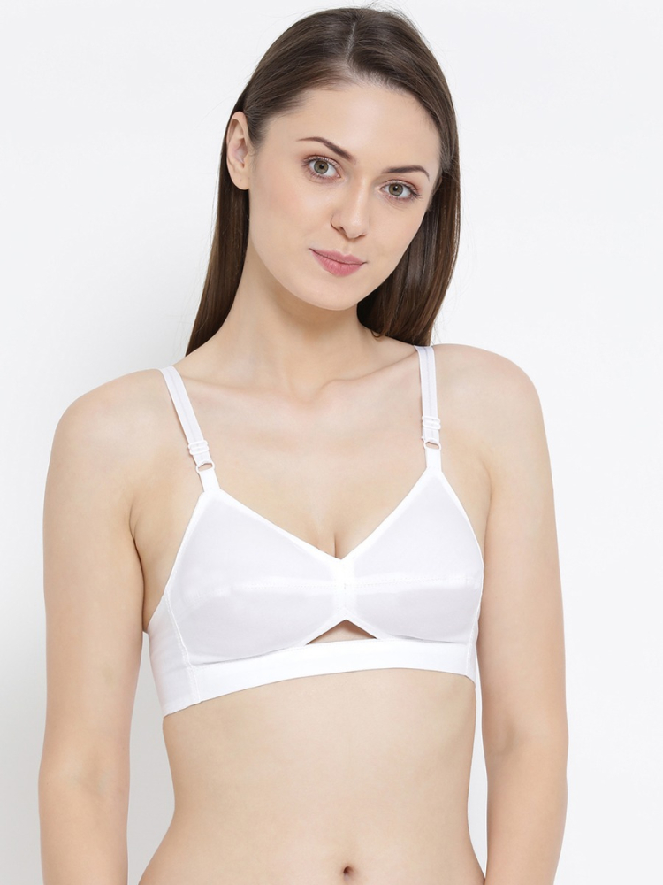 SOFTLINE BINDU REGULAR COTTON BRA WHITE PACK OF 1