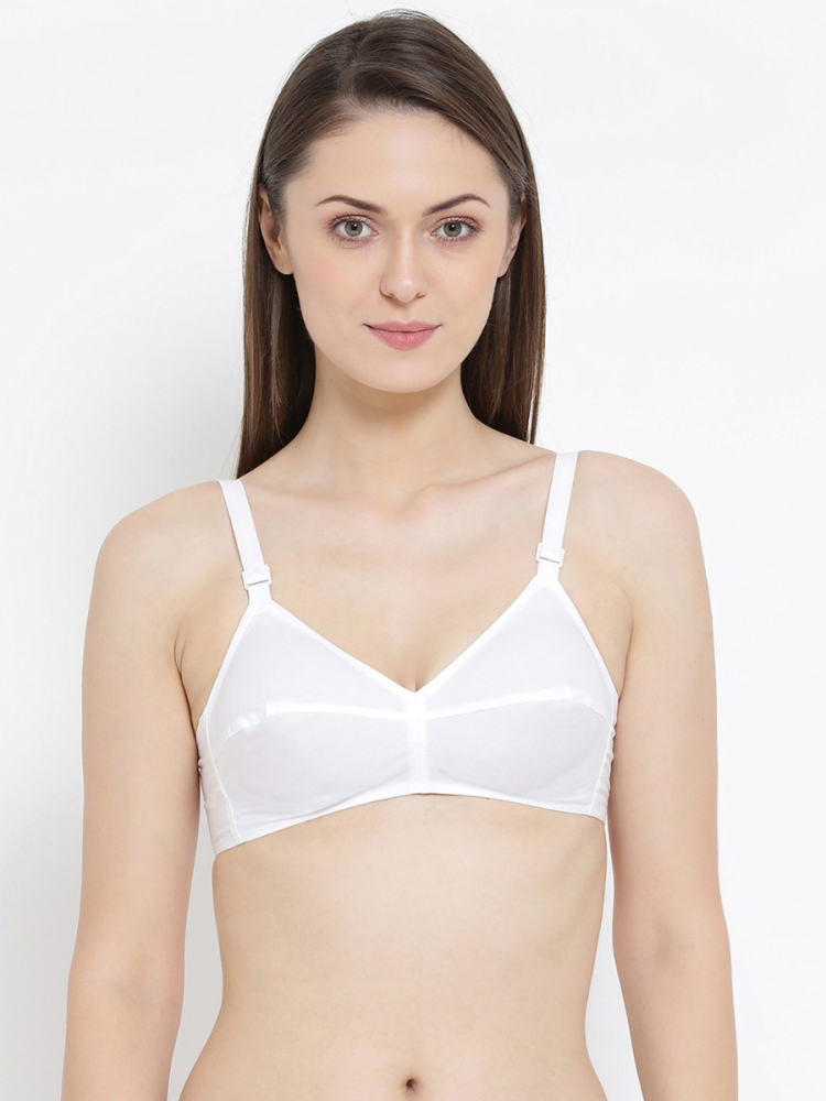 SOFTLINE DEEPIKA REGULAR COTTON BRA WHITE PACK OF 1