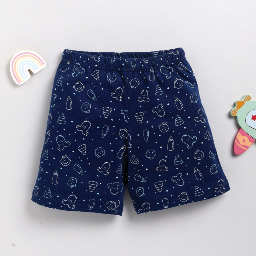 PEEKABOO 2210 UNISEX SHORTS INFANT WEAR ASSORTED PACK OF 1