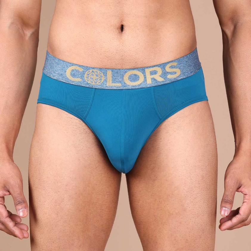 COLORS 129 KING'S COLLECTION MEN'S MICROFIBER BRIEF ASSORTED PACK OF 1