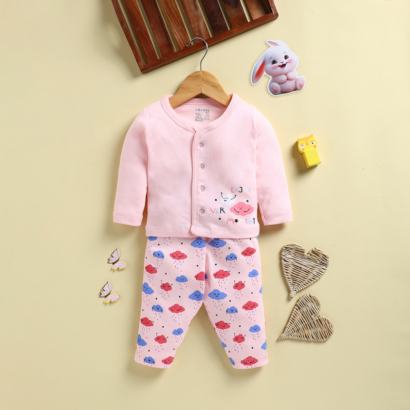 PEEKABOO 2217 UNISEX BABA SUIT FRONT OPEN ASSORTED PACK OF 1