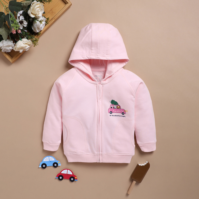 PEEKABOO 2231 UNISEX HOODED FRONT OPEN JACKET ASSORTED PACK OF 1