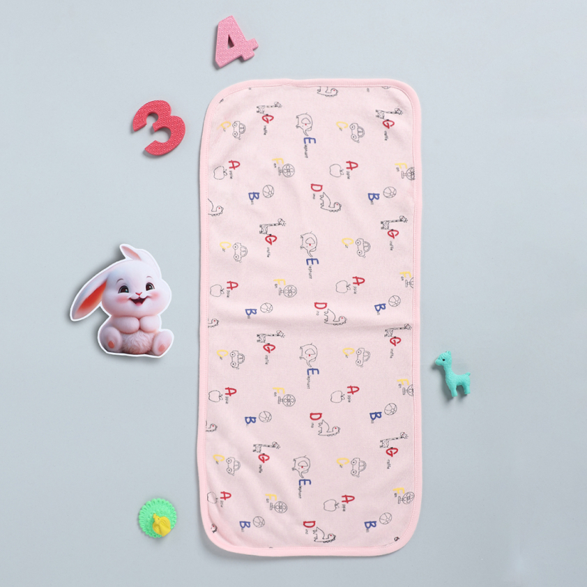 PEEKABOO UNISEX GIRL'S BURP CLOTH ASSORTED PACK OF 1