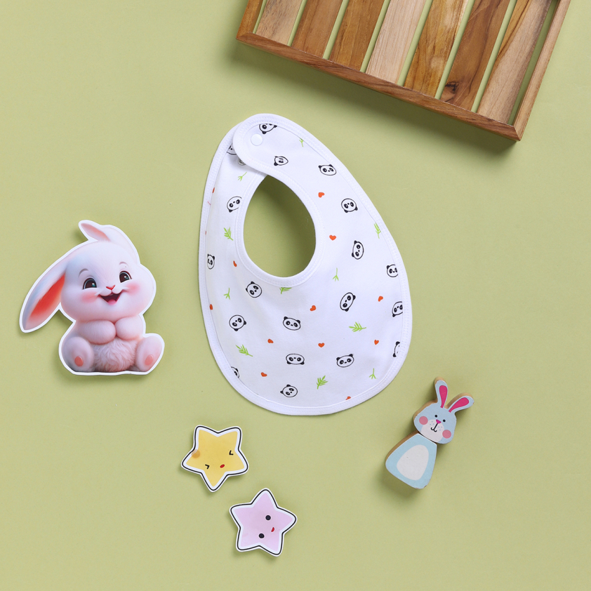 PEEKABOO 2257 UNISEX INFANT WEAR BIBS WHITE PACK OF 1