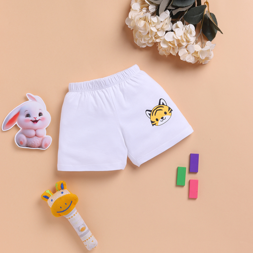 PEEKABOO 2262 INFANT WEAR GIRL'S SHORTS WHITE PACK OF 1