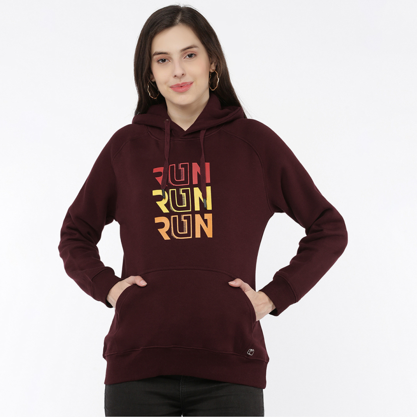 SOFTLINE SL3003 WOMEN'S PRINTED HOODIE PACK OF 1
