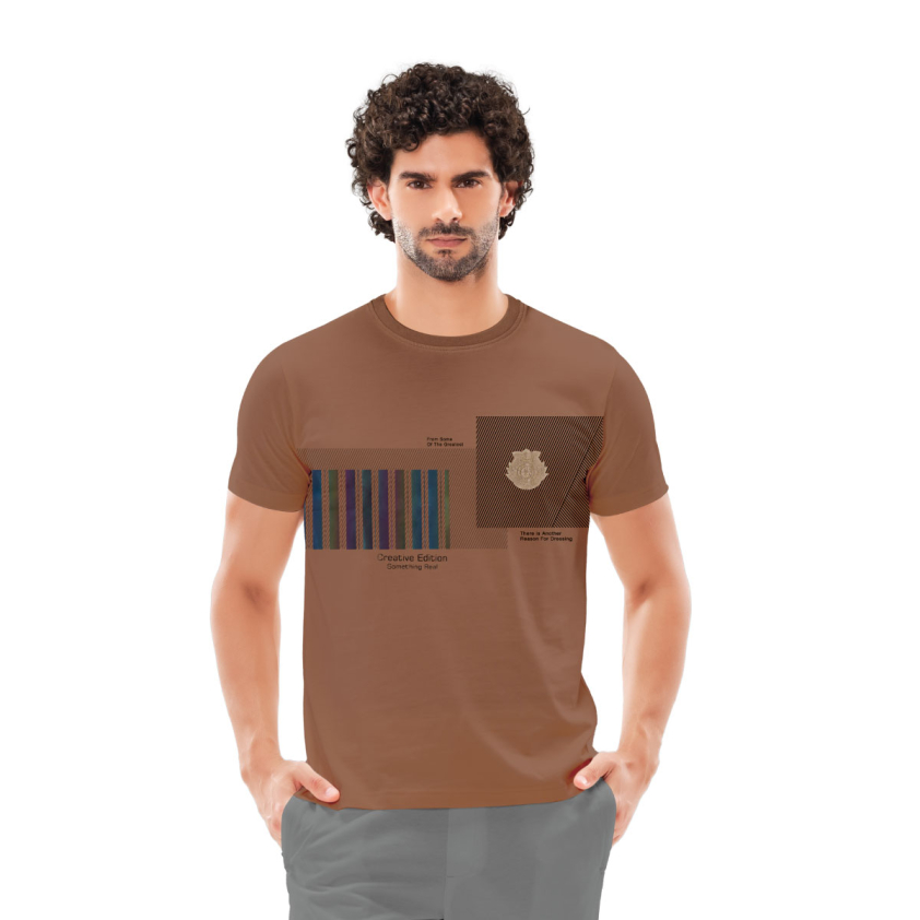 BUMCHUMS 2084 CREW NECK  MEN'S T-SHIRT ASSORTED PACK OF 1