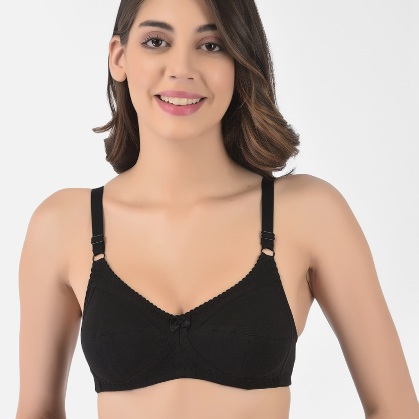 SOFTLINE BUTTERFLY 1053 M FRAME ELEVATED COMFORT B CUP WOMEN'S BRA ASSORTED COLOUR PACK OF 1
