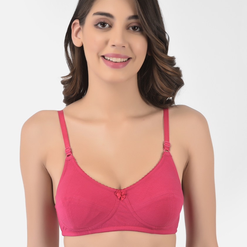 SOFTLINE BUTTERFLY 1054 B CUP CUT SEW CONSTRUCTION WOMEN'S BRA ASSORTED COLOUR PACK OF 1