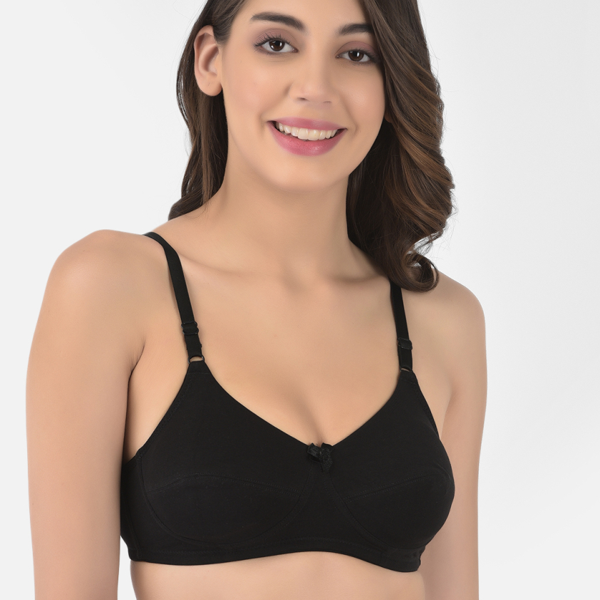 SOFTLINE BUTTERFLY 1055 SEAMLESS SUPPORT B CUP FULL COVERAGE WOMEN'S BRA ASSORTED COLOUR PACK OF 1