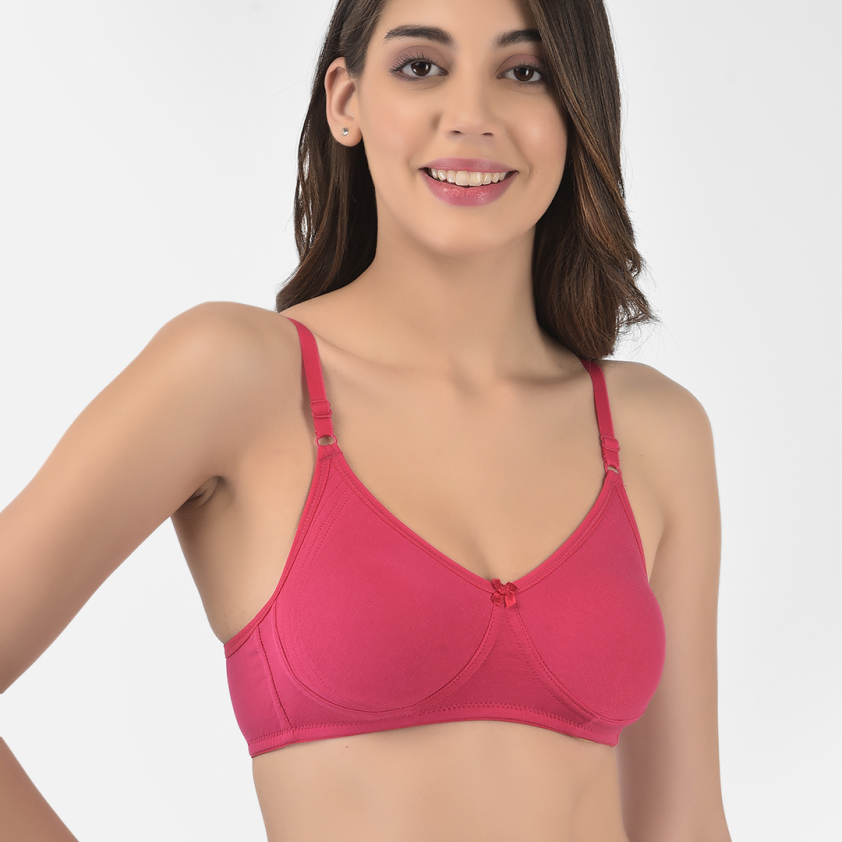 SOFTLINE BUTTERFLY 2055 D CUP ENCIRCLE WOMEN'S BRA ASSORTED COLOUR PACK OF 1