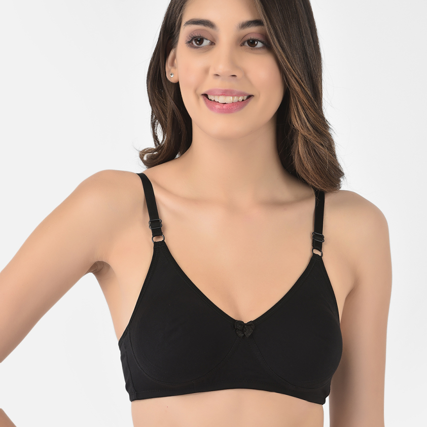 SOFTLINE BUTTERFLY 2055 B CUP ENCIRCLE WOMEN'S BRA ASSORTED COLOUR PACK OF 1