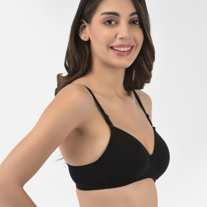 SOFTLINE BUTTERFLY 2059 3/4 PADDED B CUP FULL COVERAGE WOMEN'S BRA ASSORTED COLOUR PACK OF 1