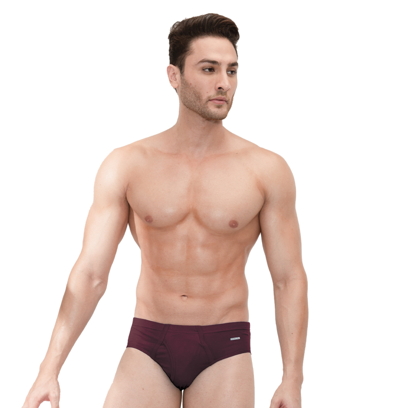 FRONTLINE FRONT OPEN BRIEF (INNER ELASTIC) ASSORTED COLOUR PACK OF 1