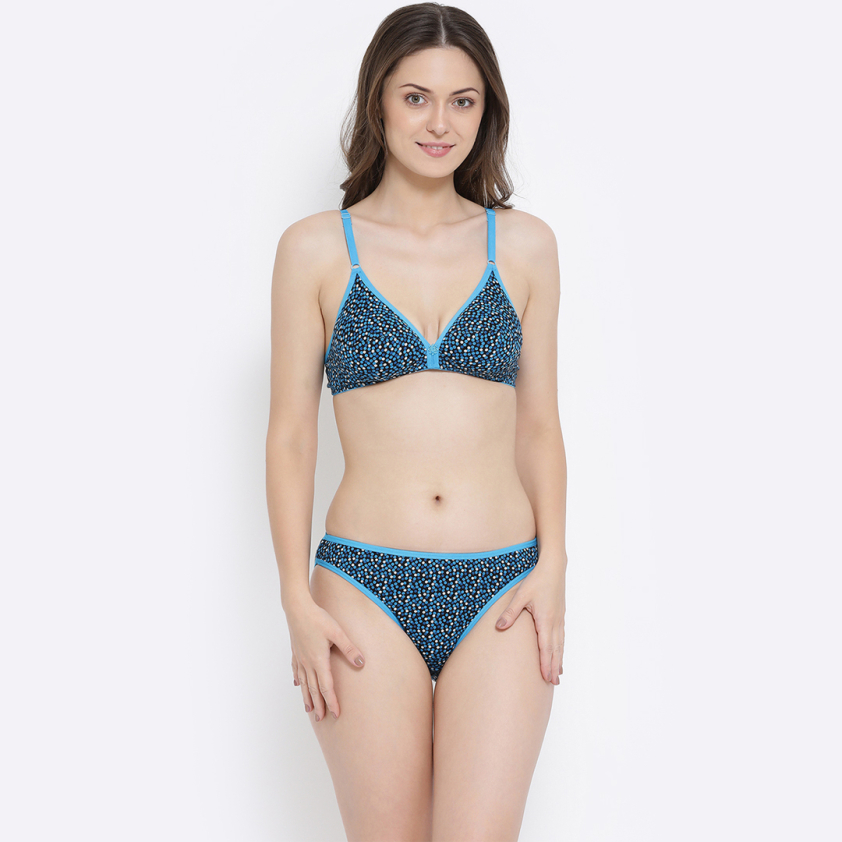 SOFTLINE GALAXY REGULAR FANCY FIT BRA WOMEN'S PANTY SET ASSORTED COLOUR PACK OF 1