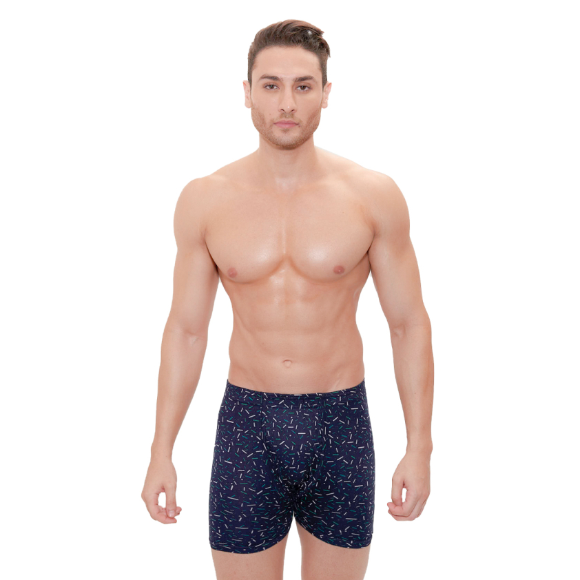 FRONTLINE HUNK PRINT LONG TRUNK (INNER ELASTIC) ASSORTED PRINT PACK OF 1