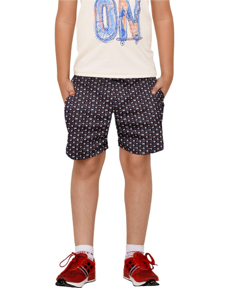 BUMCHUMS JUNIOR MERCERISED PRINTED BERMUDA ASSORTED PRINT PACK OF 1