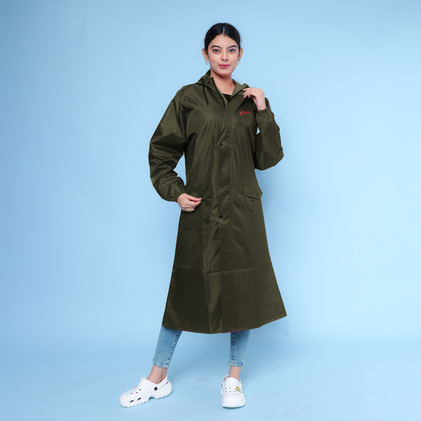 RUPA RAINSUIT WC01 WOMEN'S PLAIN COAT ASSORTED COLOUR PACK OF 1