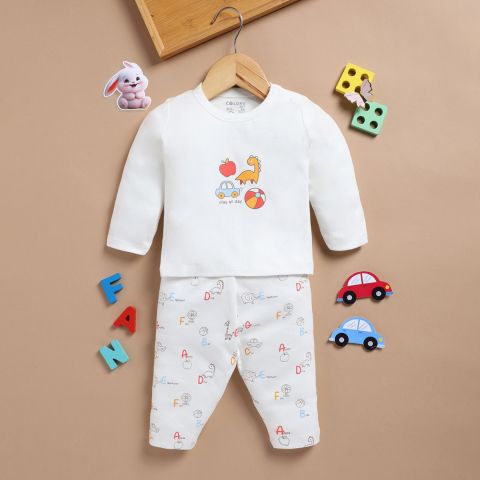 PEEKABOO 2220 UNISEX BABA SUIT SHOULDER OPEN OFF WHITE PACK OF 1