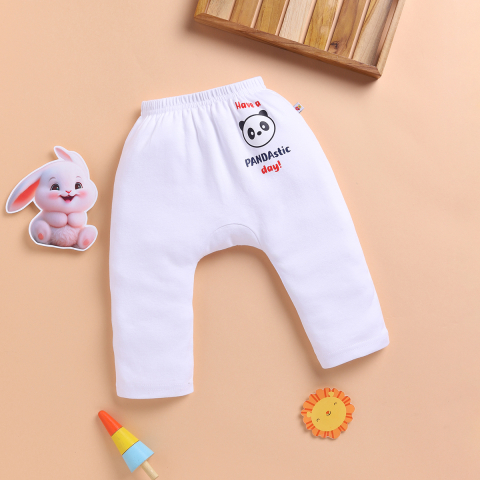 PEEKABOO 2261 INFANT WEAR GIRL'S DIAPER PANTS WHITE PACK OF 1
