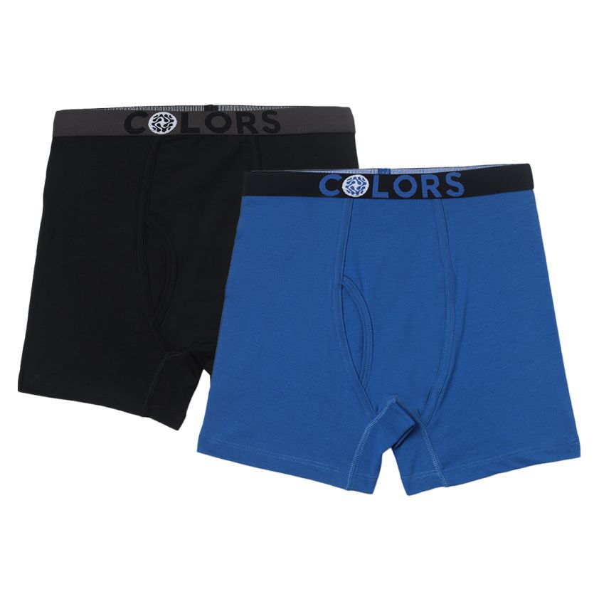COLORS 113 FRONT OPEN LONG TRUNK KID'S PACK OF 2
