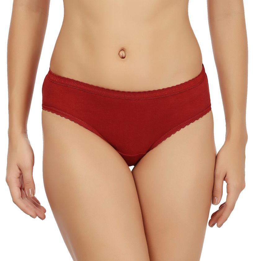 PLAIN (OUTER ELASTIC) PANTY-101-Assorted