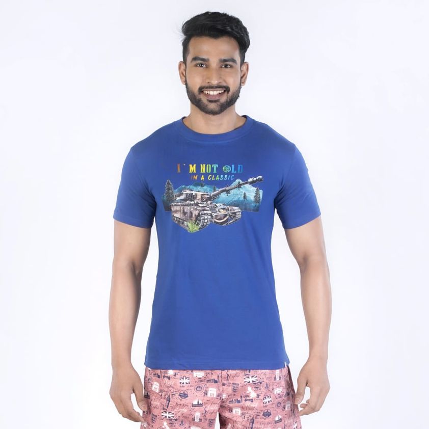 COLORS 1101 PLAYSURE COLLECTION MEN'S PRINTED T-SHIRT PACK OF 1