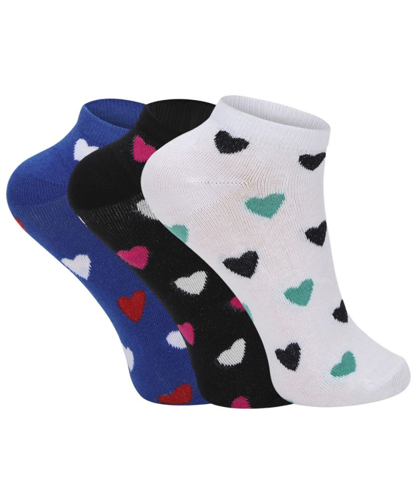 Florina Ladies Fancy Socks Pack of 3 Assorted