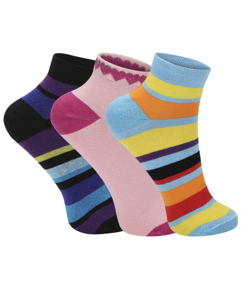 Jasmine Ladies Regular Socks Pack of 3 Assorted