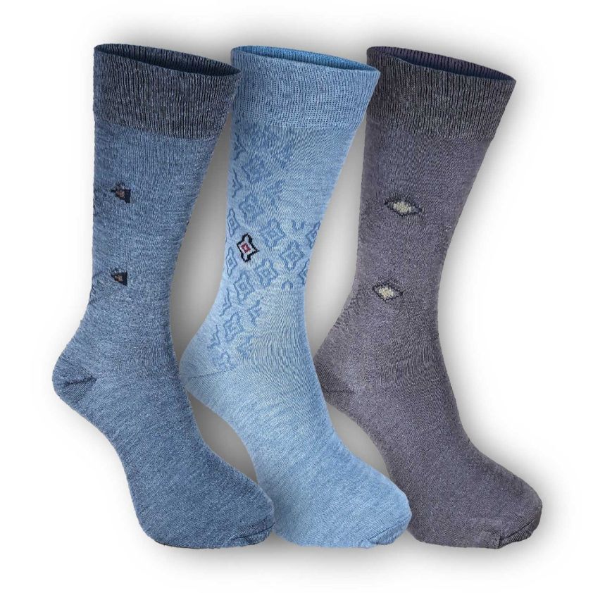RUPA KING SOCKS ASSORTED COLOUR PACK OF 3
