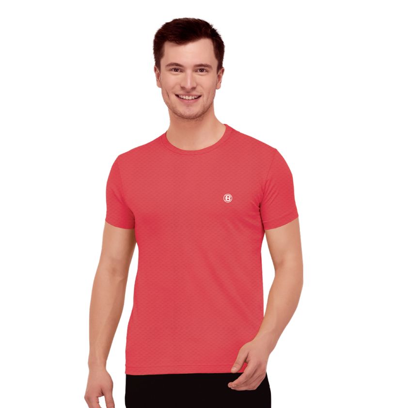 BUMCHUMS 2053 ROUND NECK MEN'S T-SHIRT ASSORTED COLOUR PACK OF 1