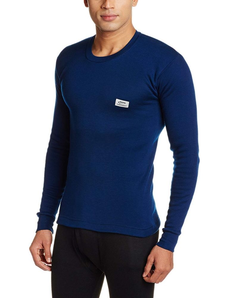 THERMOCOT BOILER ROUND NECK FULL SLEEVE THERMAL TOP NAVY PACK OF 1