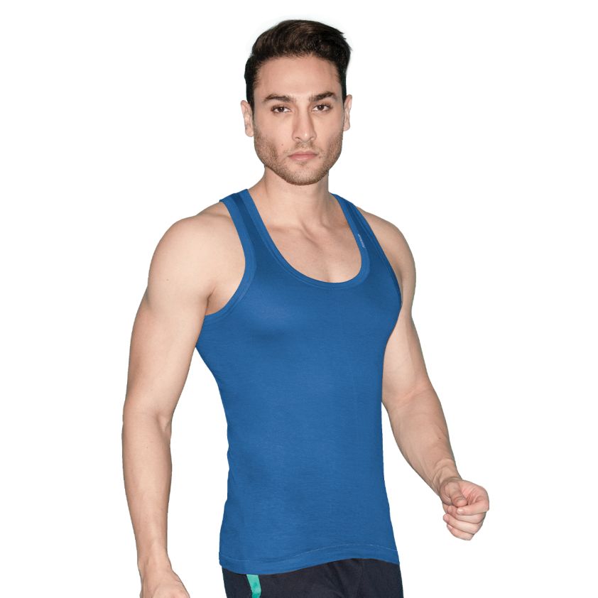 FRONTLINE ROUND NECK VEST ASSORTED COLOUR PACK OF 1