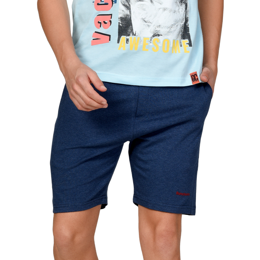 1188 PLAIN BERMUDAS WITH RIBBED WAISTGRIP