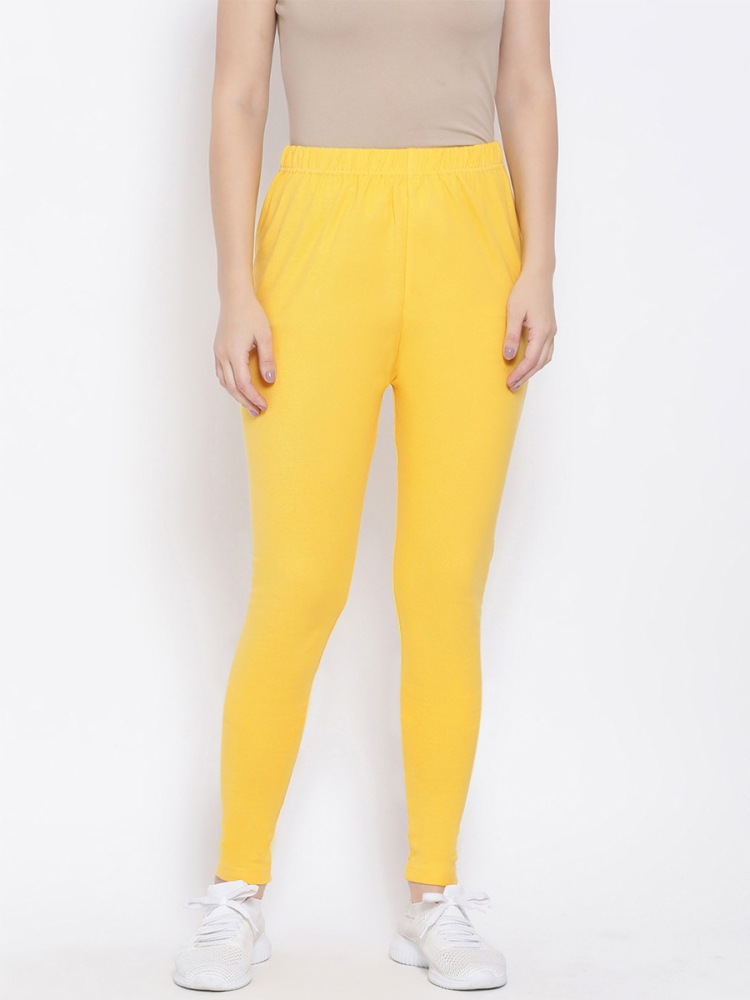 Softline Gold Colour Winter Leggings Pack of 1