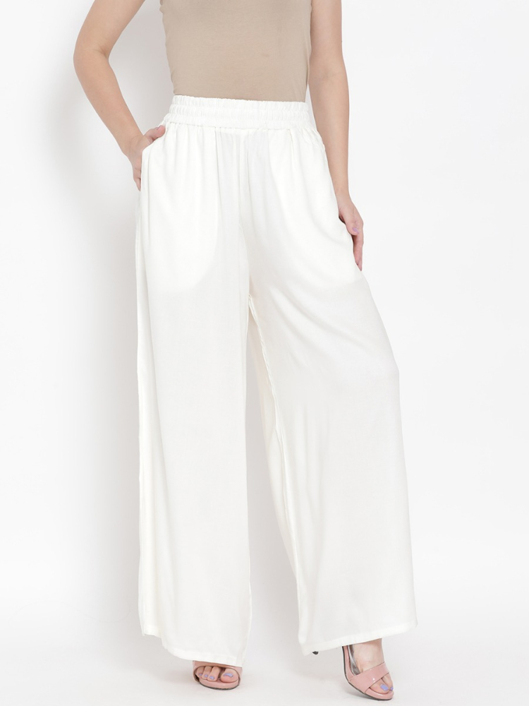 White palazzo on sale