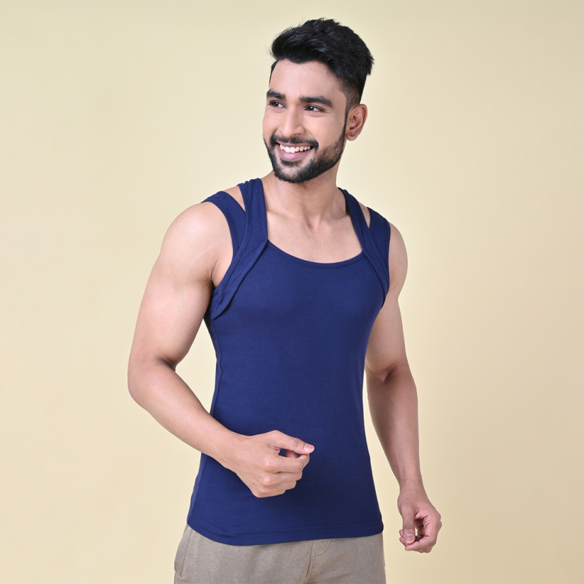 COLORS 219 MEN S ATHLEFIT GYM VEST PACK OF 1