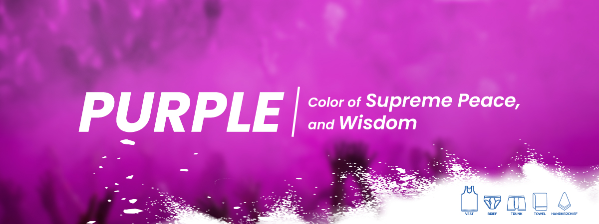 Purple — Color of Supreme Peace and Wisdom